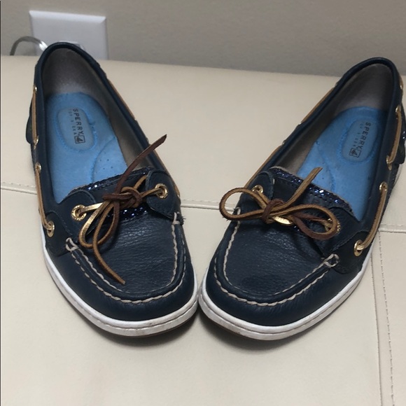 Blue sperry boat shoes - Picture 3 of 4